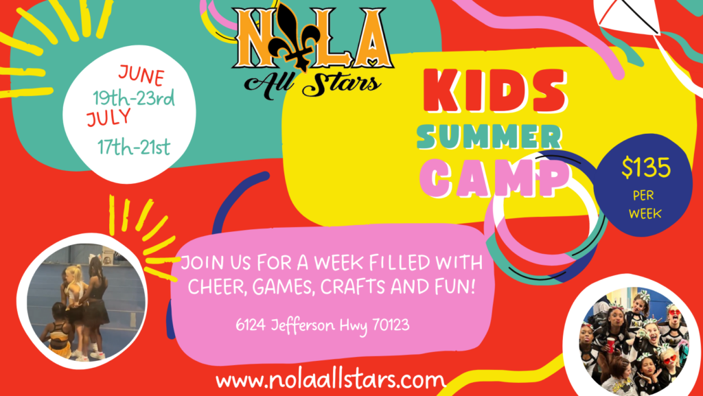 Colorful Bold Kids Summer Camp (Facebook Post (Landscape)) (Facebook Cover)